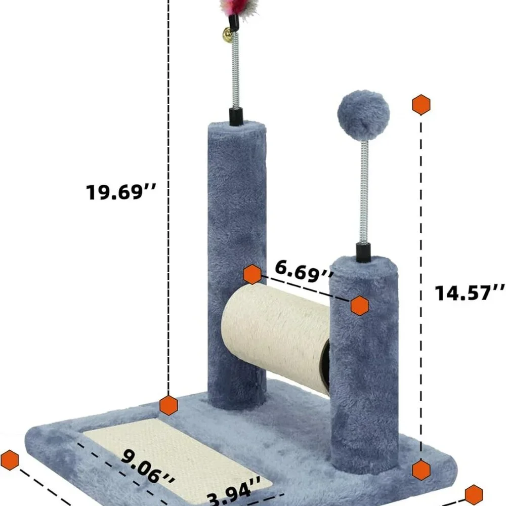Multifunctional Cat Scratching Posts for Indoor Kittens,Cat Scratching Pads for